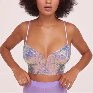 For love and lemons Glimmer Sequins Bustier